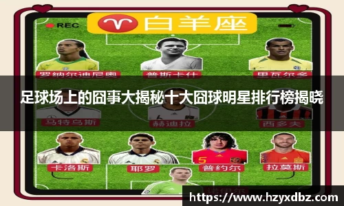 足球场上的囧事大揭秘十大囧球明星排行榜揭晓